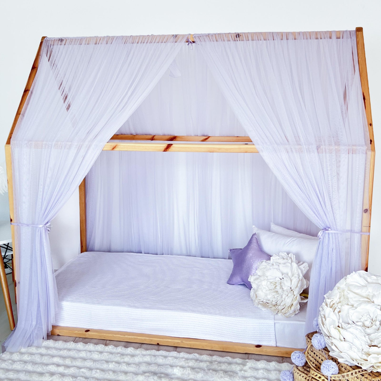 MONTESSORI BED CANOPY-BABY PURPLE