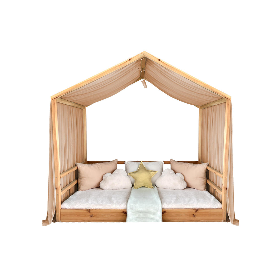 MONTESSORI BED CANOPY-CHAMPAGNE