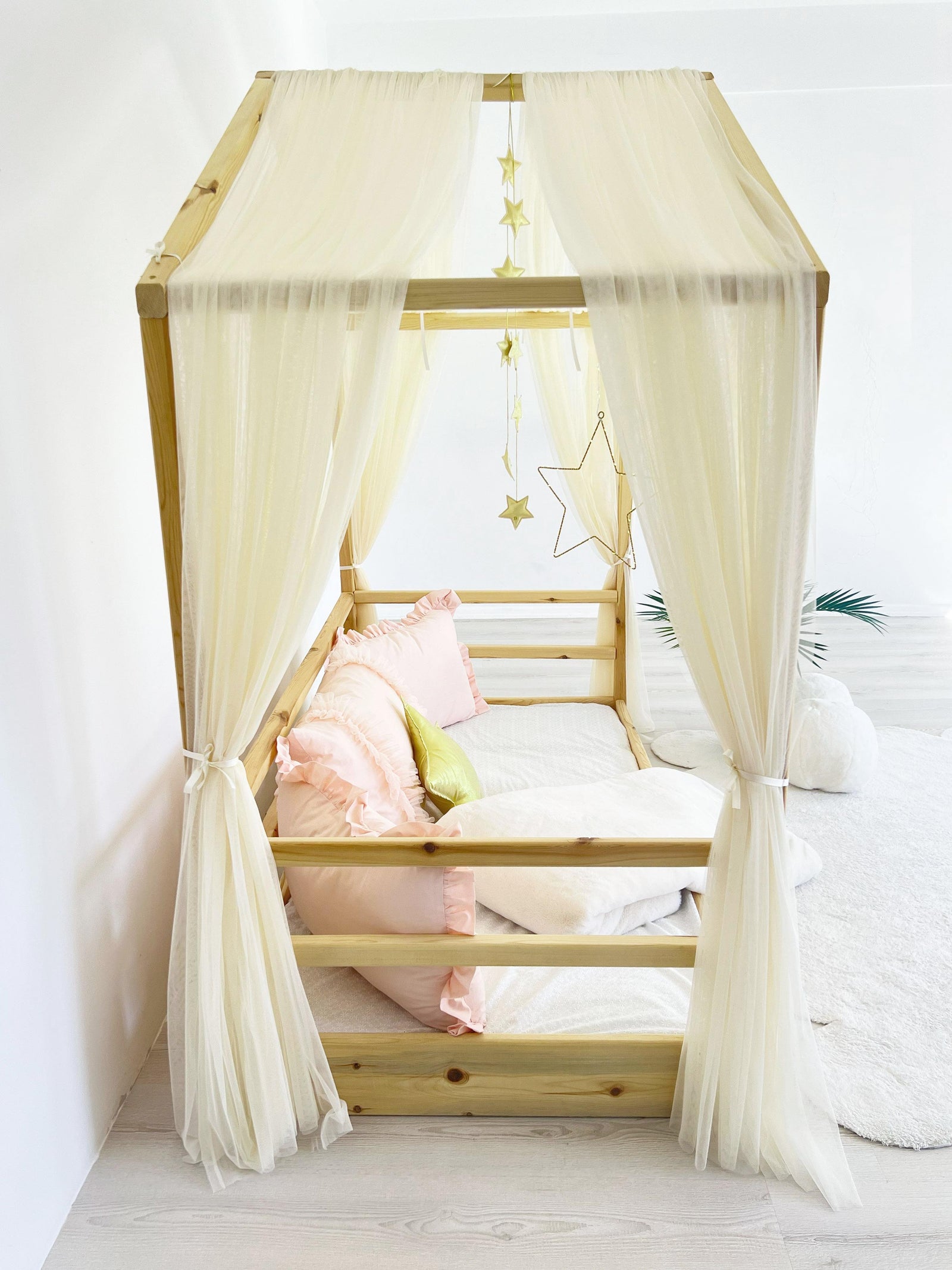 MONTESSORI BED CANOPY-CREAM