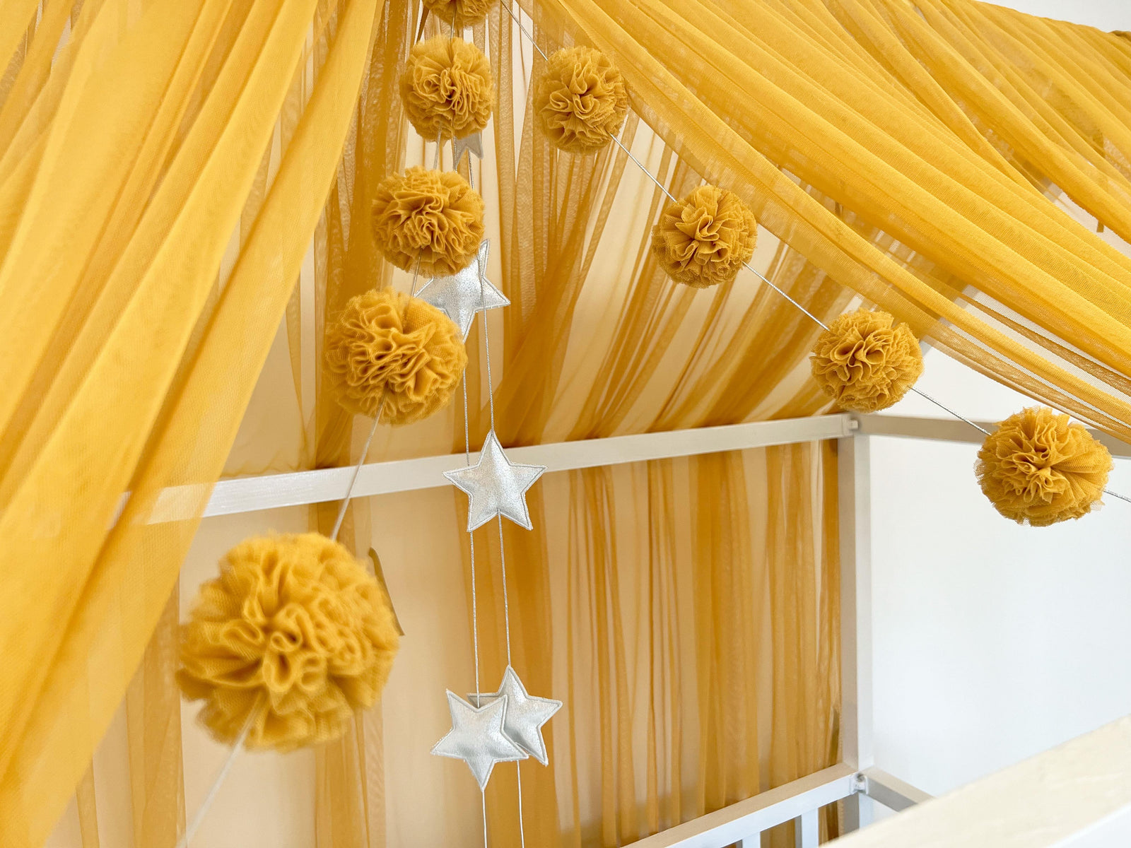 MONTESSORI BED CANOPY-MUSTARD