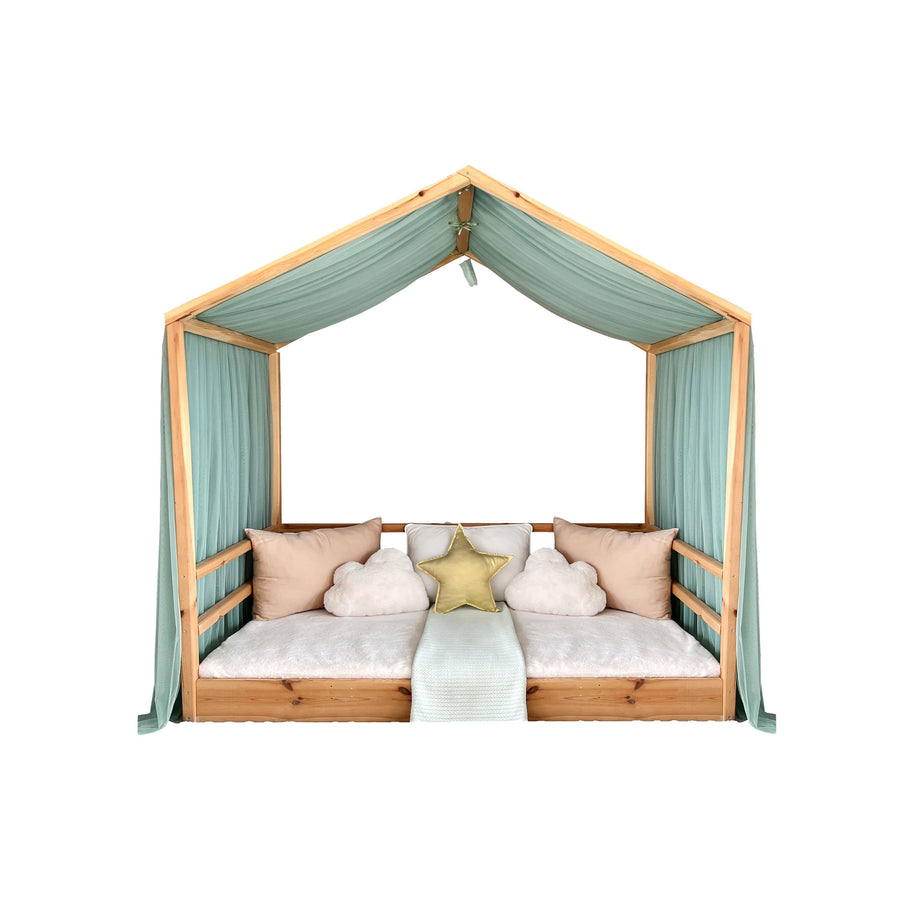 MONTESSORI BED CANOPY-SAGE GREEN