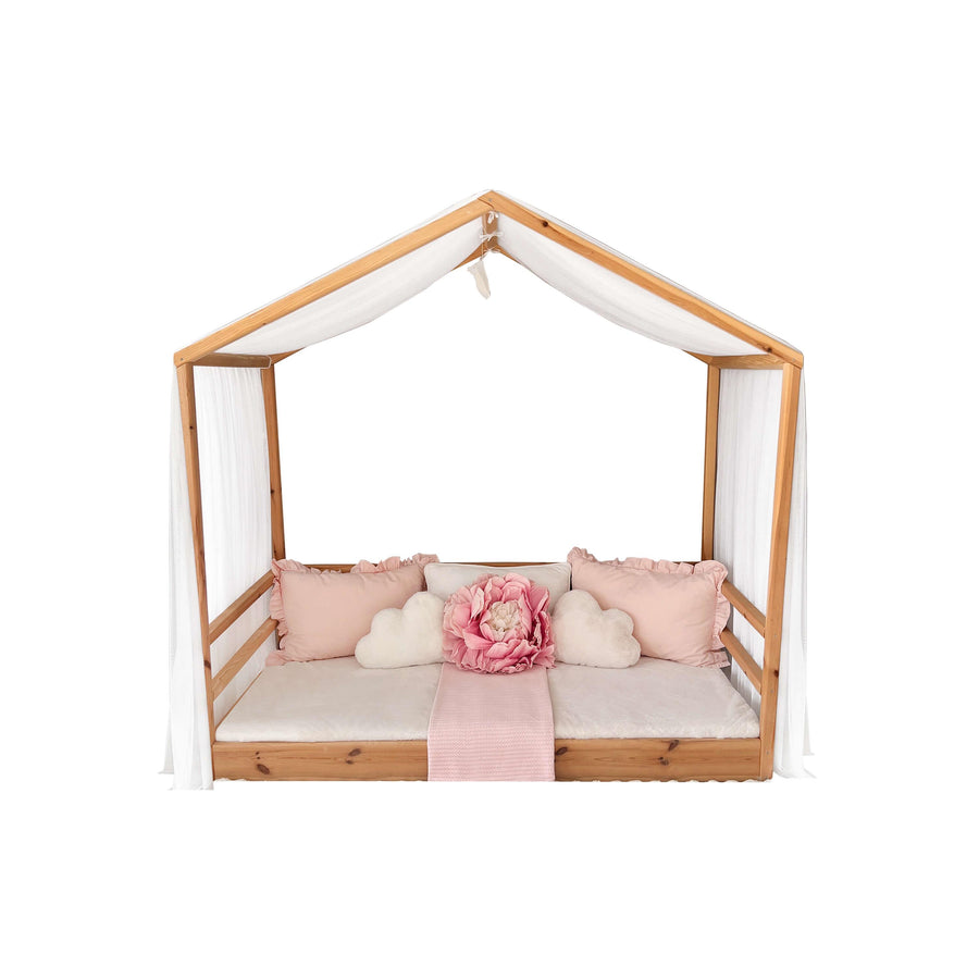 MONTESSORI BED CANOPY-WHITE