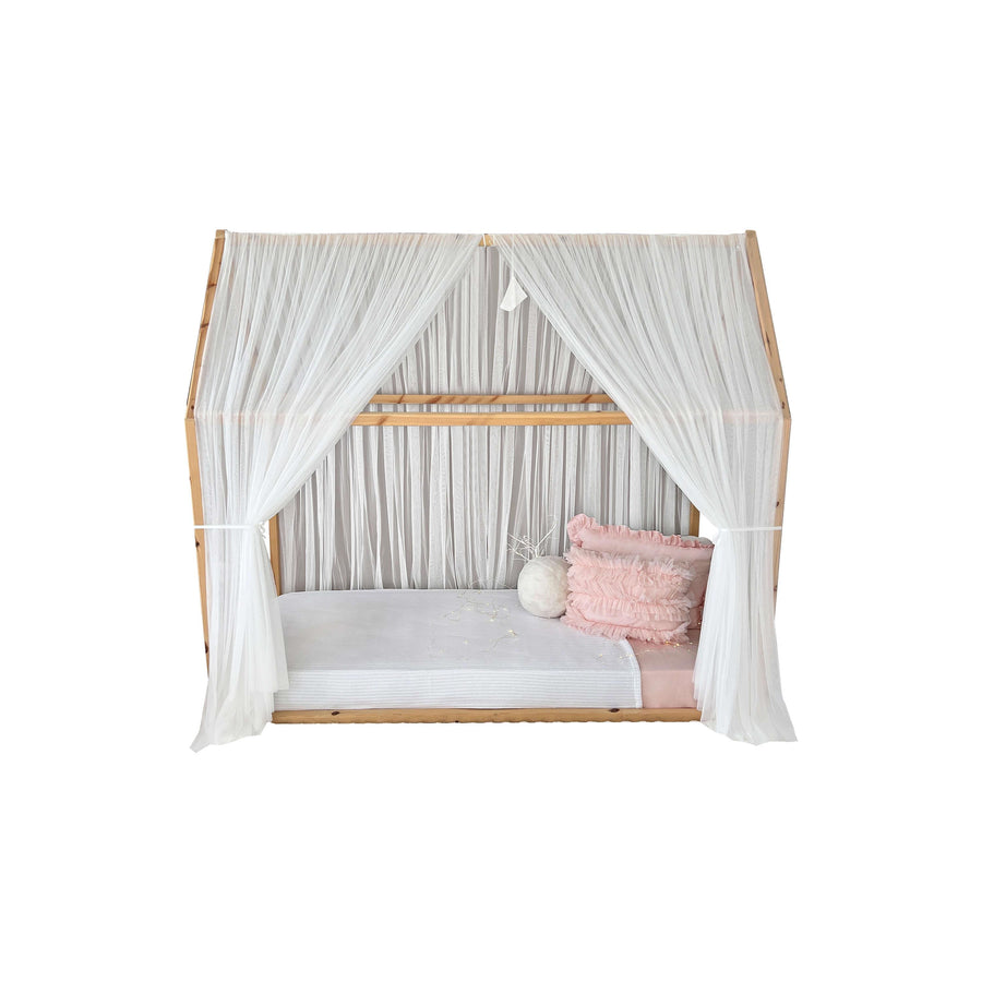 MONTESSORI BED CANOPY-WHITE