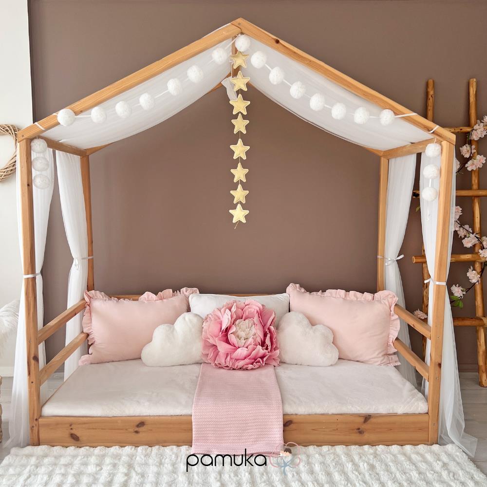 MONTESSORI BED CANOPY-WHITE