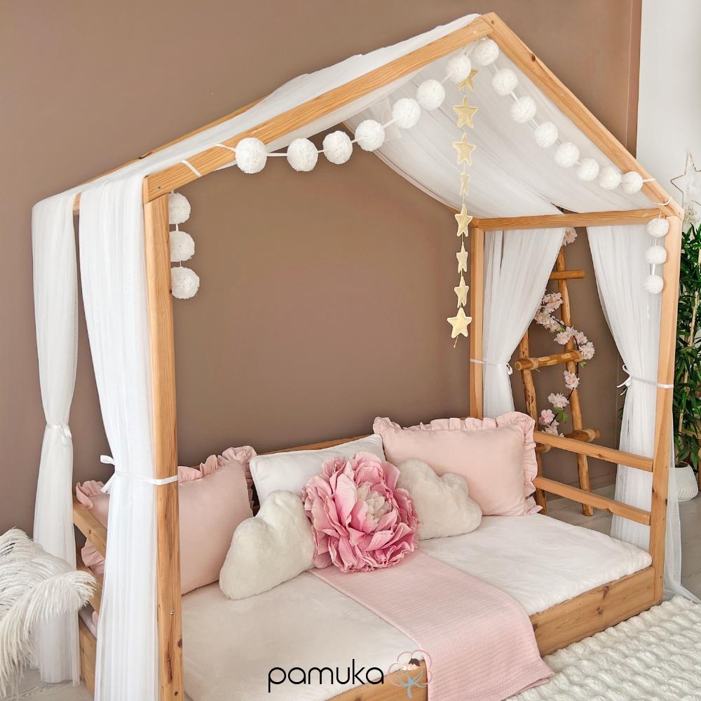 MONTESSORI BED CANOPY-WHITE