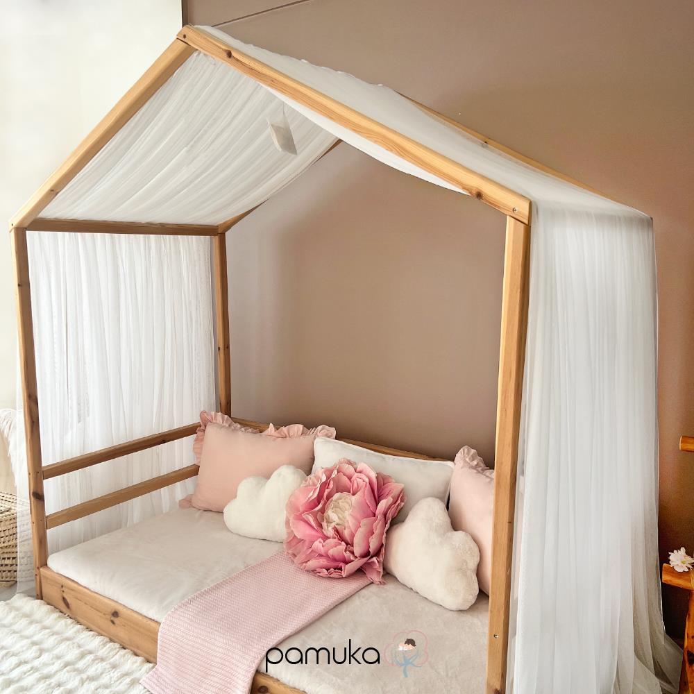 MONTESSORI BED CANOPY-WHITE