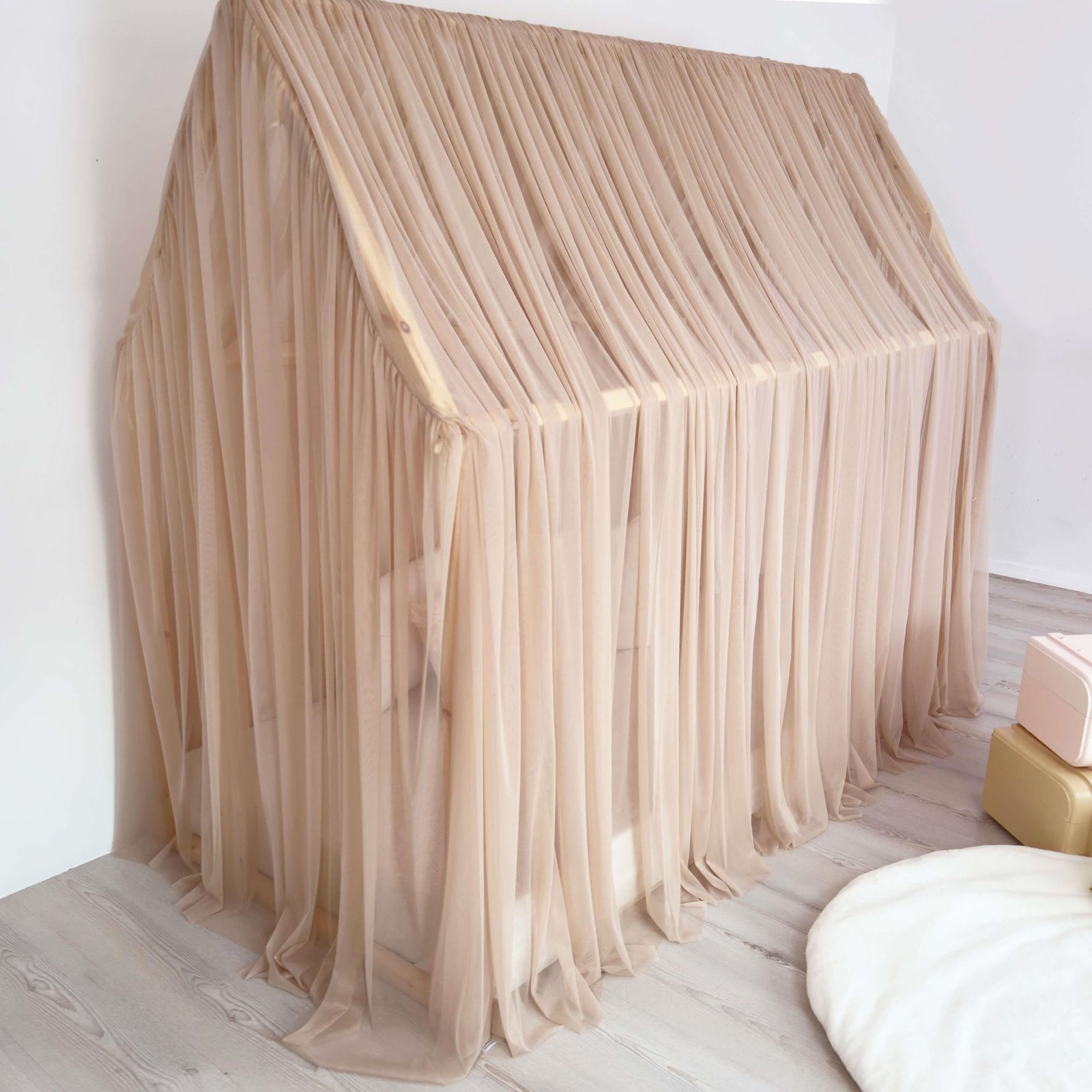 MONTESSORI BED CANOPY DELUXE-MINK