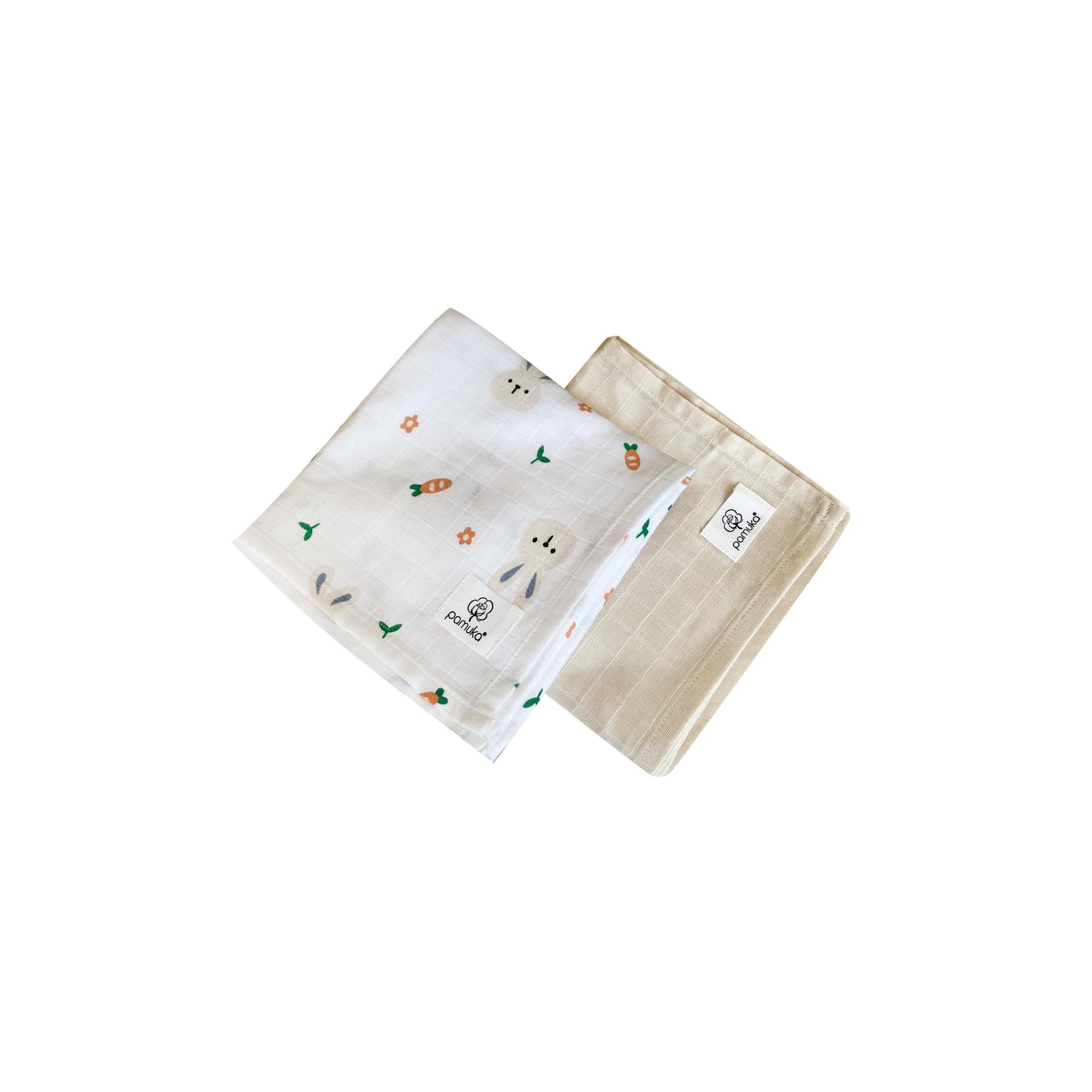 2 piece Muslin Baby Blanket-Rabbit
