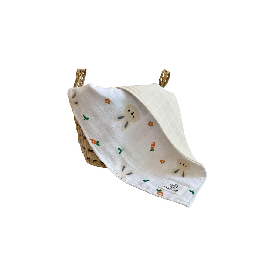 Double sided Muslin Baby Blanket-Rabbit