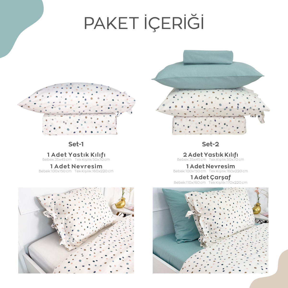 Duvet Set-Sprinkle Green