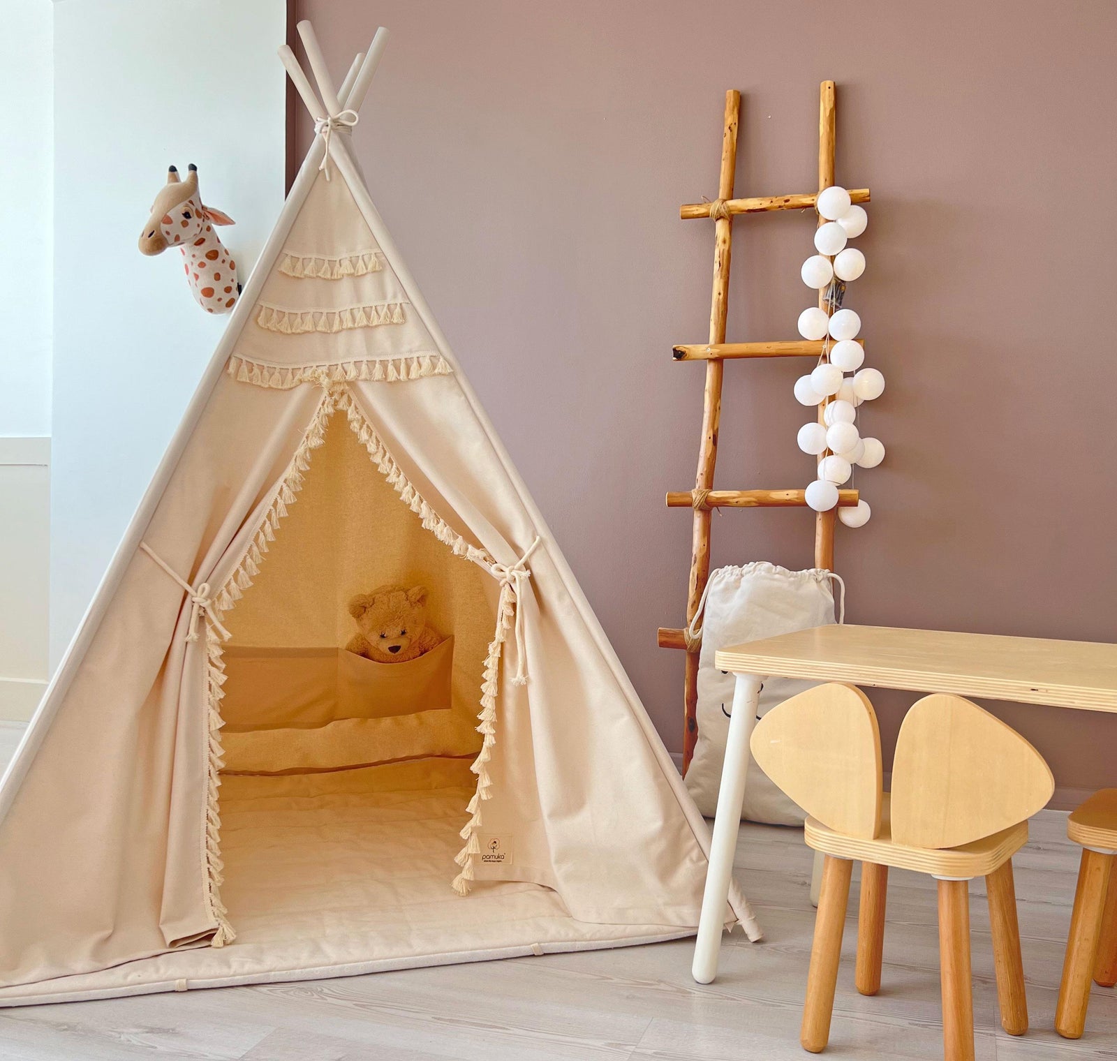 PLAY TENT BOHO NATURAL