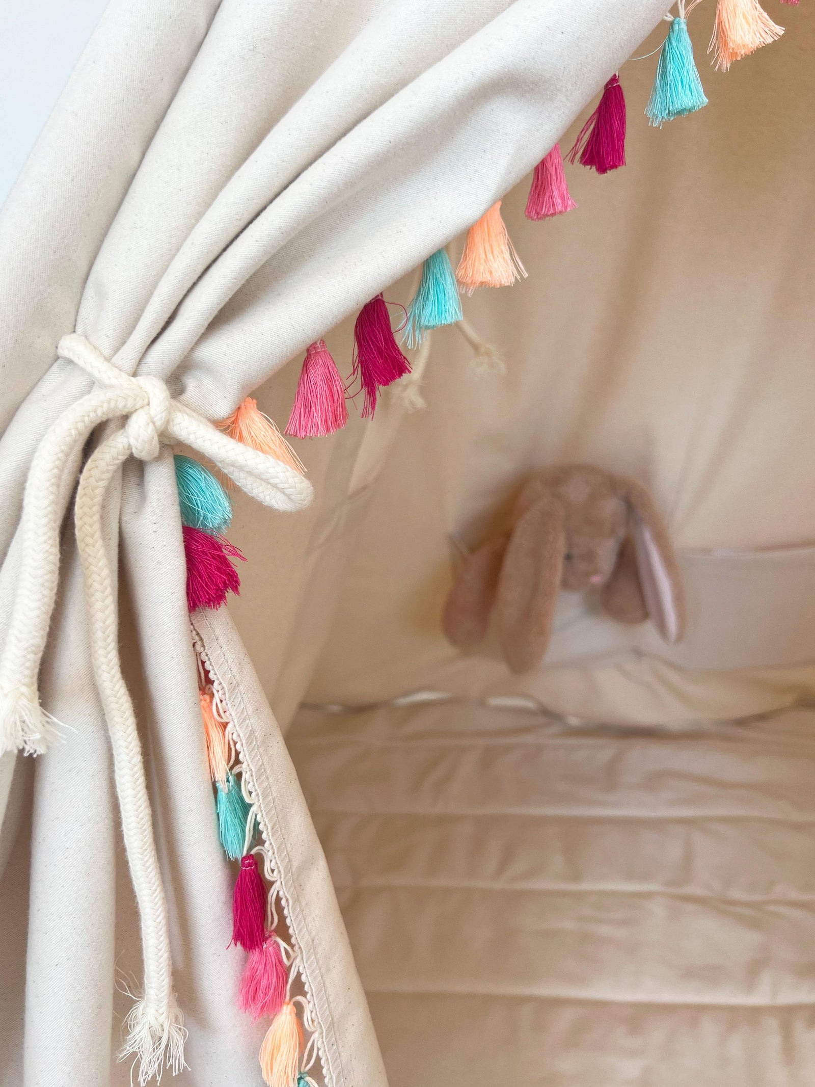PLAY TENT RAINBOW NATURAL