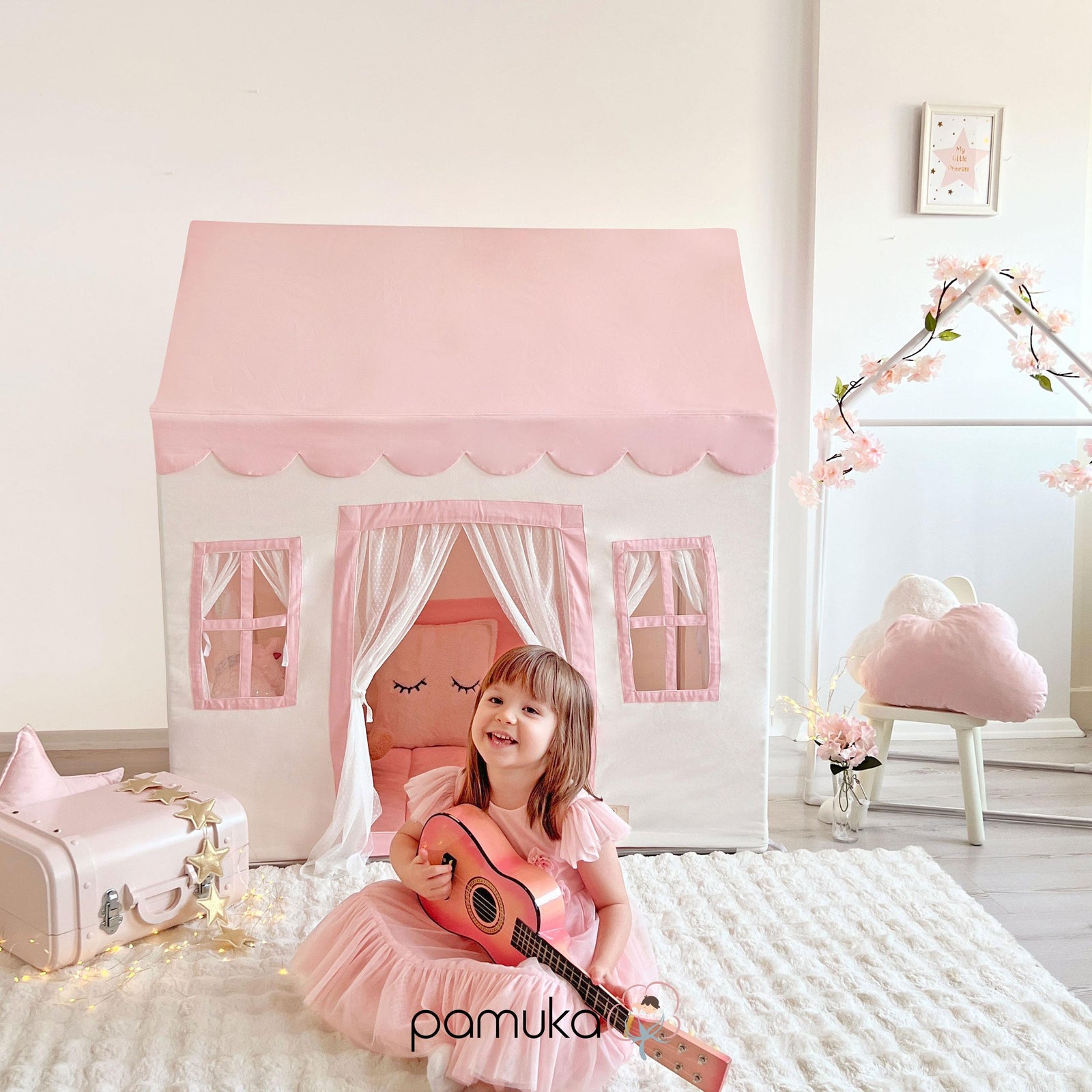 Playhouse-Pink White