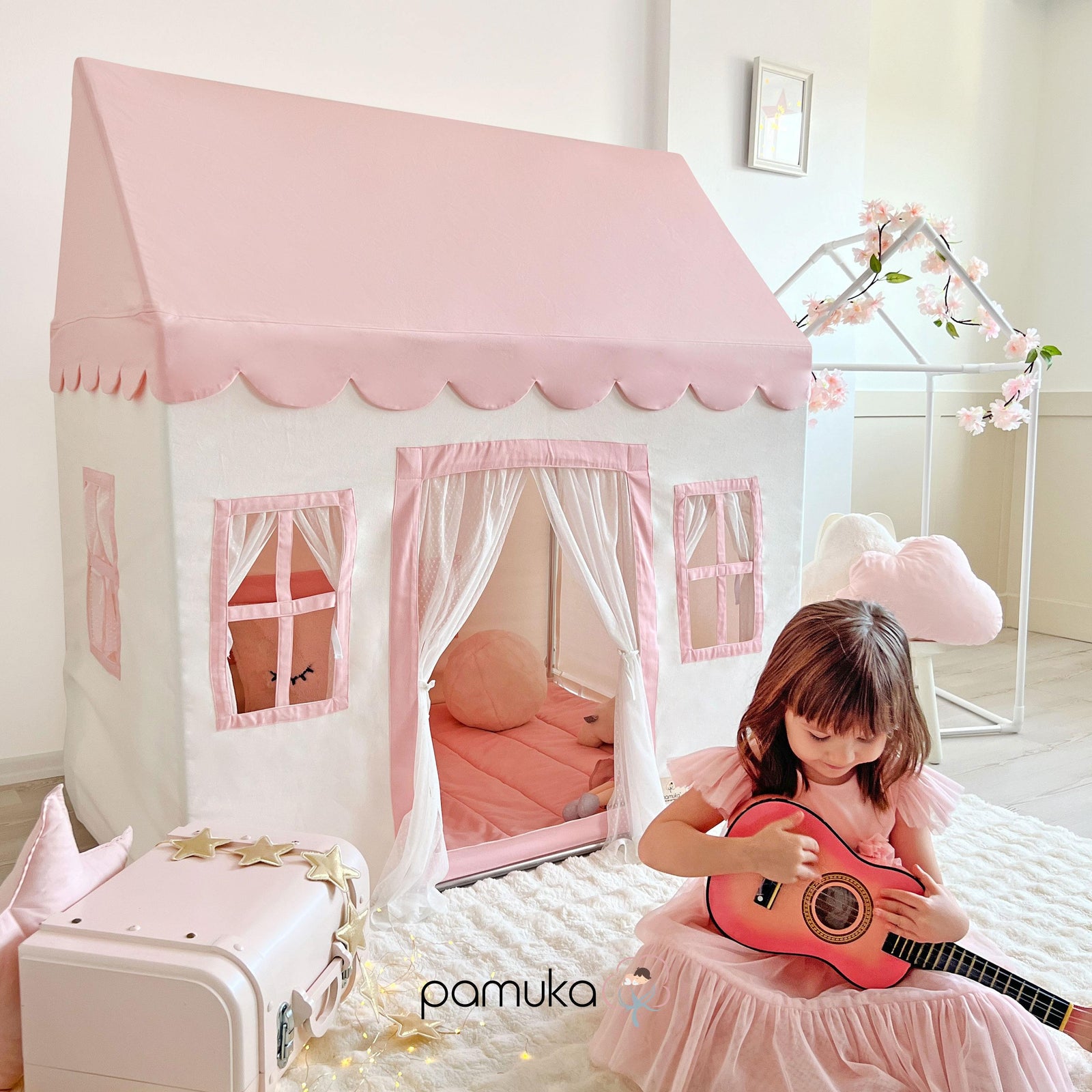 Playhouse-Pink White