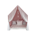 Playhouse-Montessori Pink With Curtains