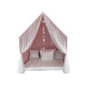 Playhouse-Montessori Pink With Curtains