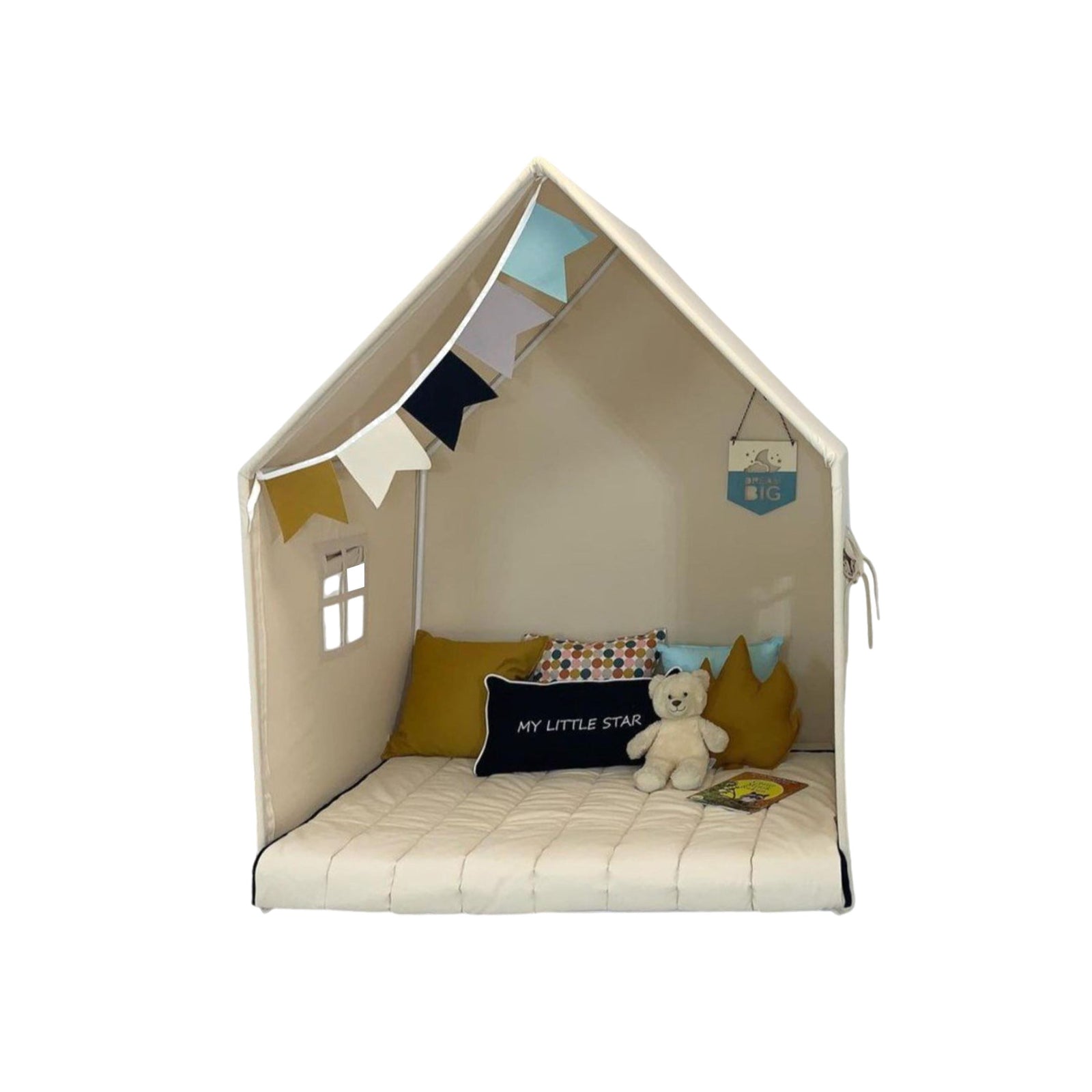 Playhouse-Montessori Natural Without Curtains