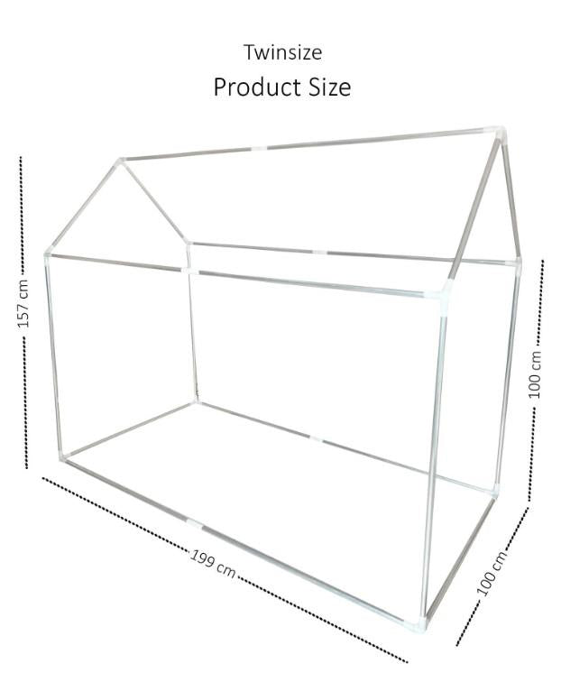 Playhouse-Twin Size Natural Without Curtains