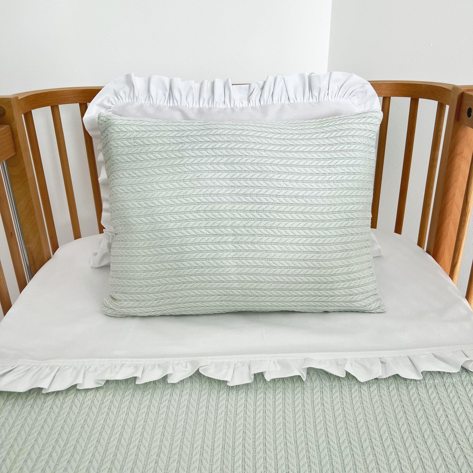 Cable Pattern Pique Set-Baby Green