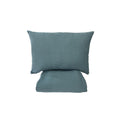 Cable Pattern Pique Set-Indigo Blue