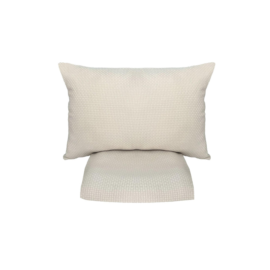 Wicker Pattern Pique Set-Beige