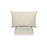 Wicker Pattern Pique Set-Beige