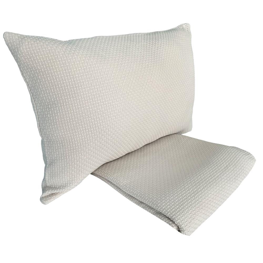 Wicker Pattern Pique Set-Beige