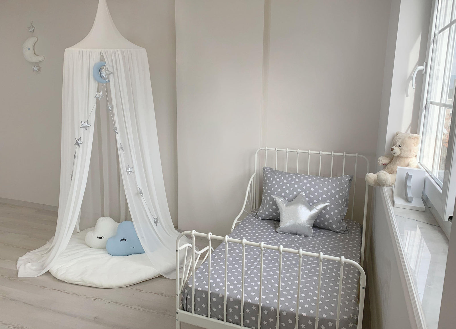 Chiffon Canopy-White