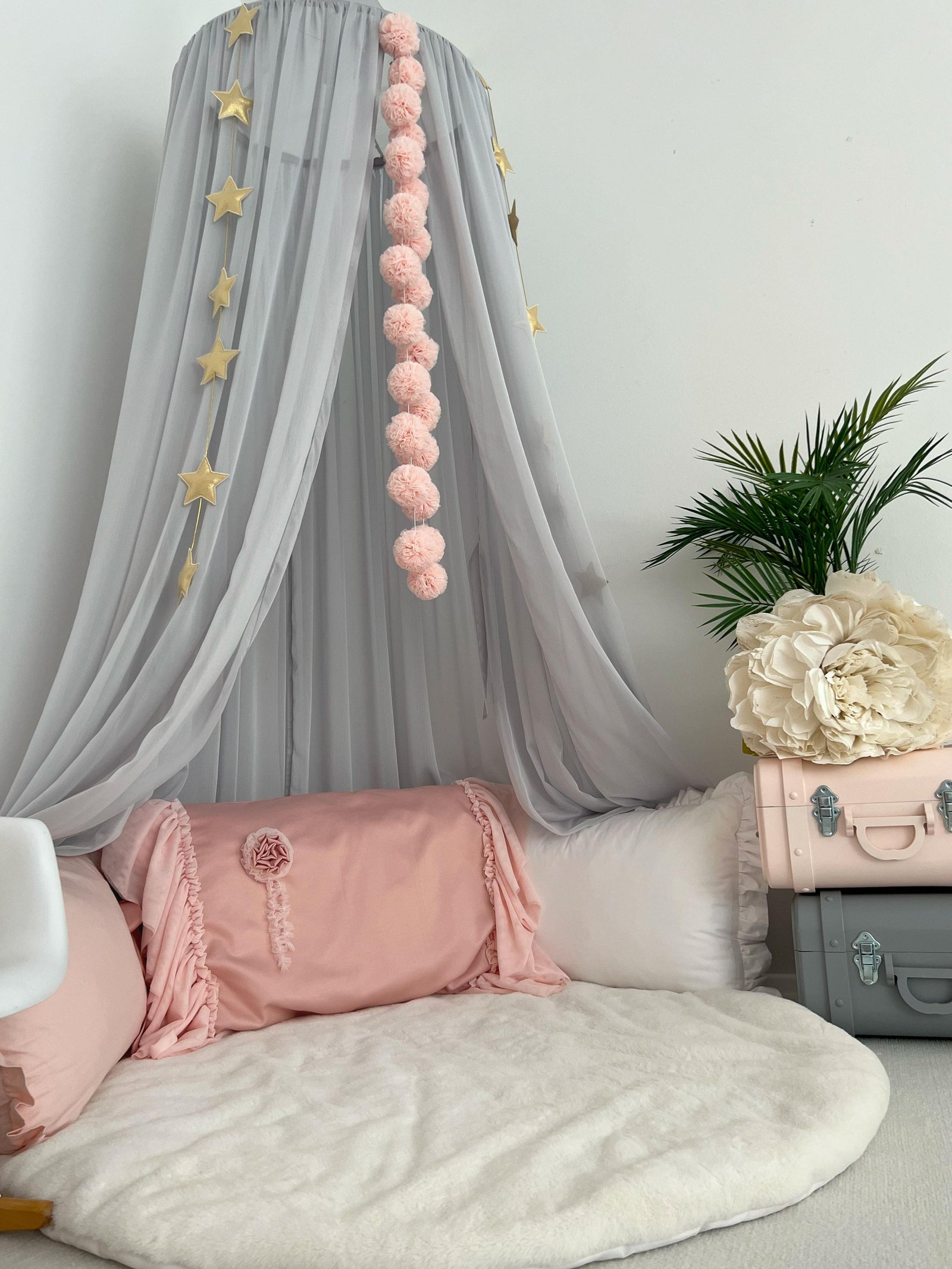 Chiffon Canopy-Grey