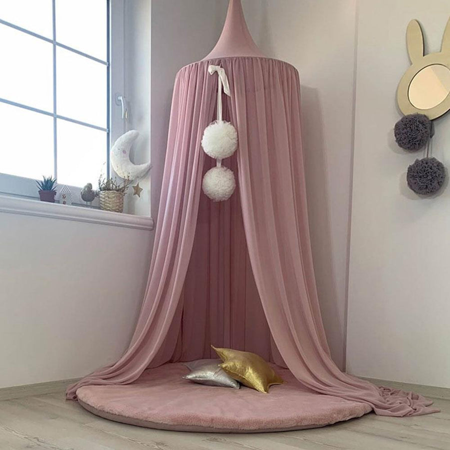 Chiffon Canopy-Dark Powder