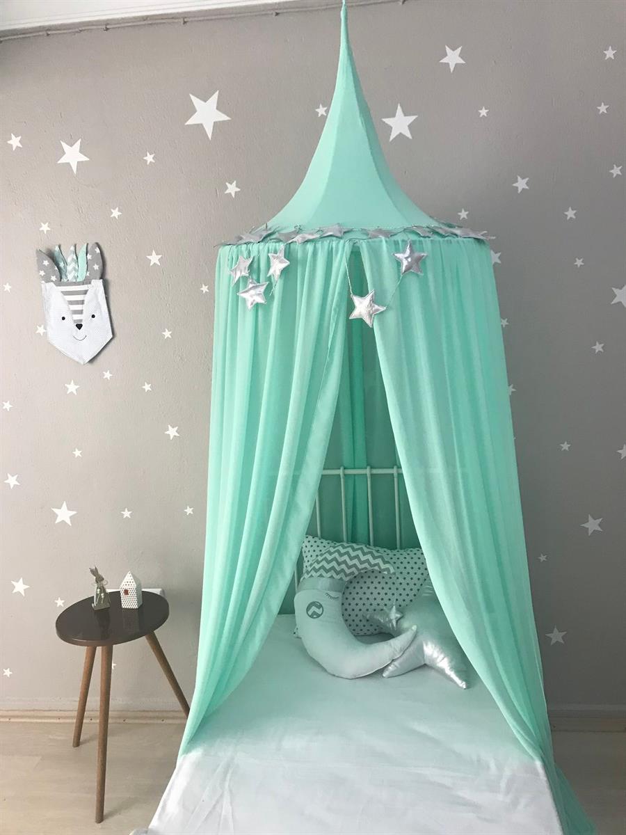 Chiffon Canopy-Mint Green