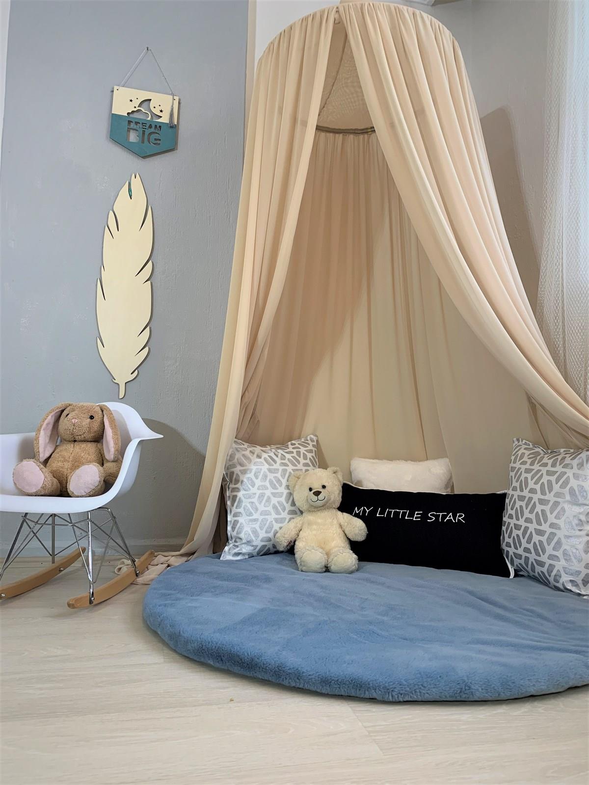 Chiffon Canopy-Nude