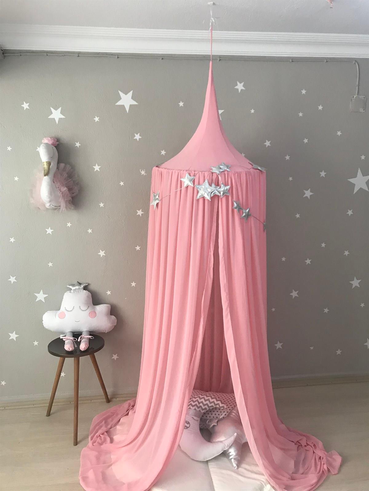 CHIFFON CANOPY-PINK