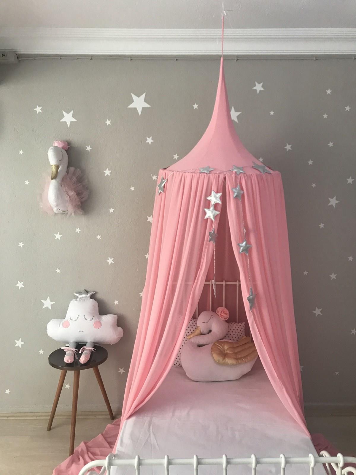 CHIFFON CANOPY-PINK