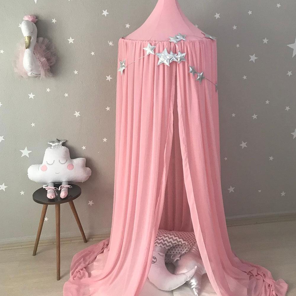 CHIFFON CANOPY-PINK