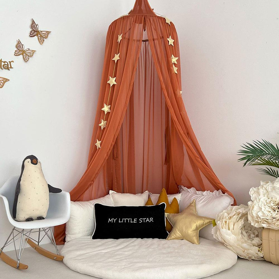 CHIFFON CANOPY-CINNAMON