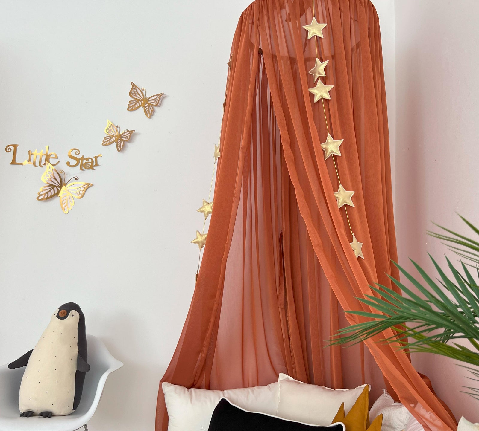 CHIFFON CANOPY-CINNAMON
