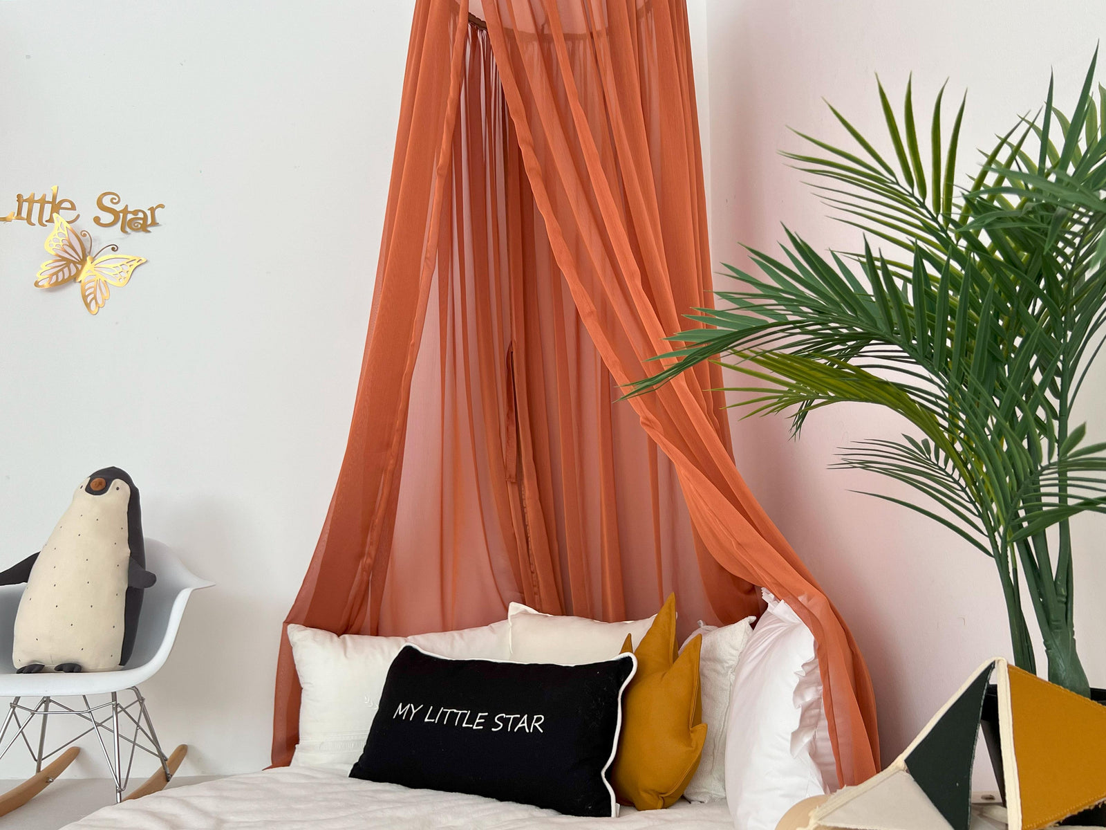 CHIFFON CANOPY-CINNAMON