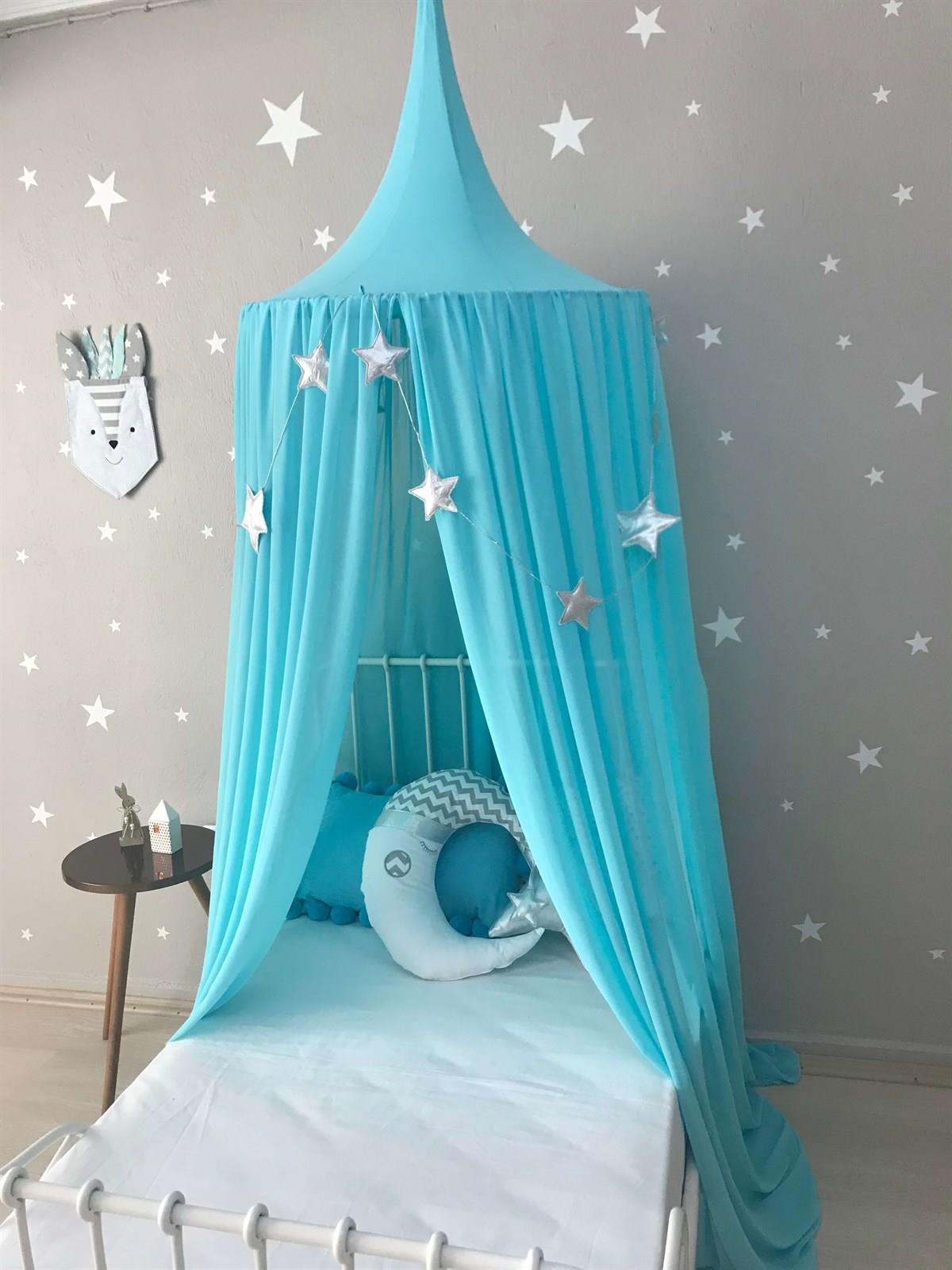 Chiffon Canopy-Turquoise