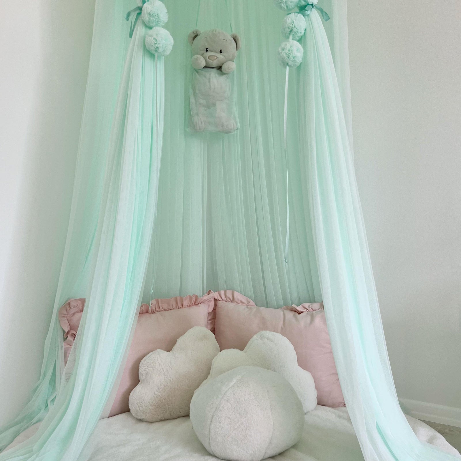Tulle Canopy-Baby Green