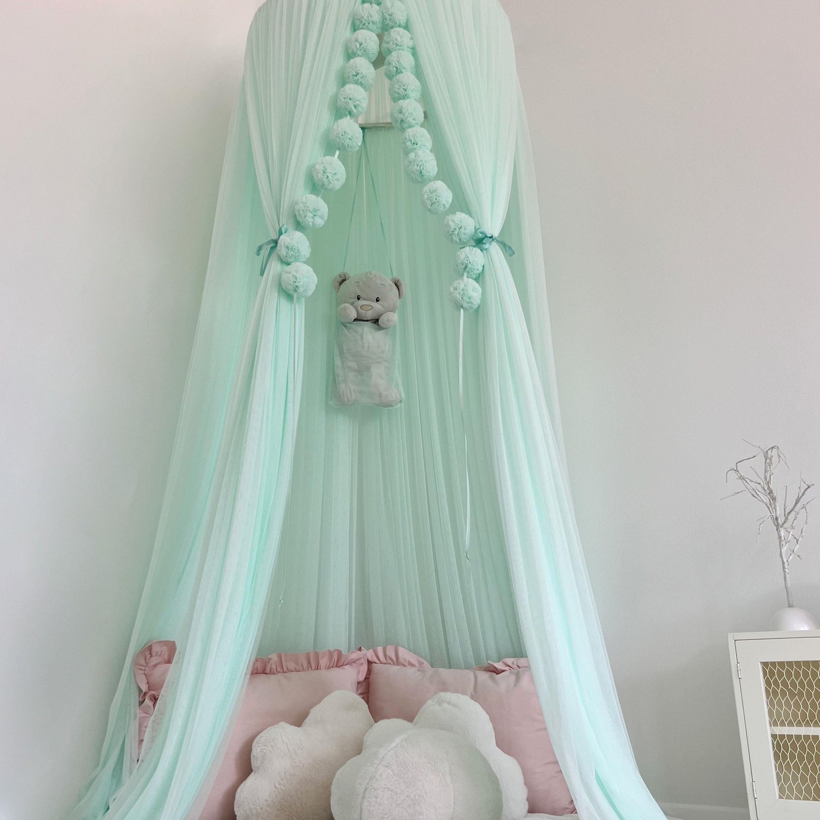Tulle Canopy-Baby Green