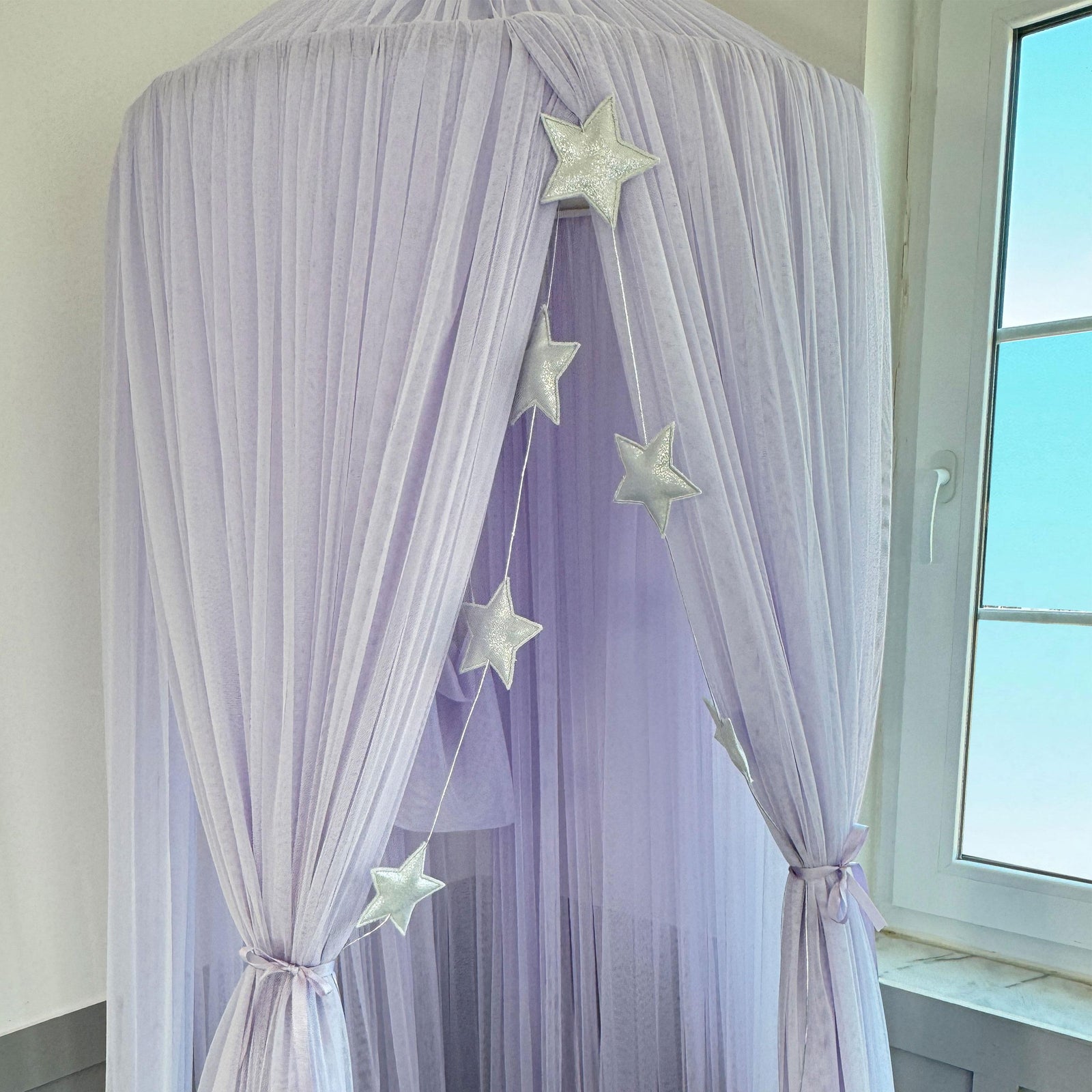 Tulle Canopy-Baby Purple