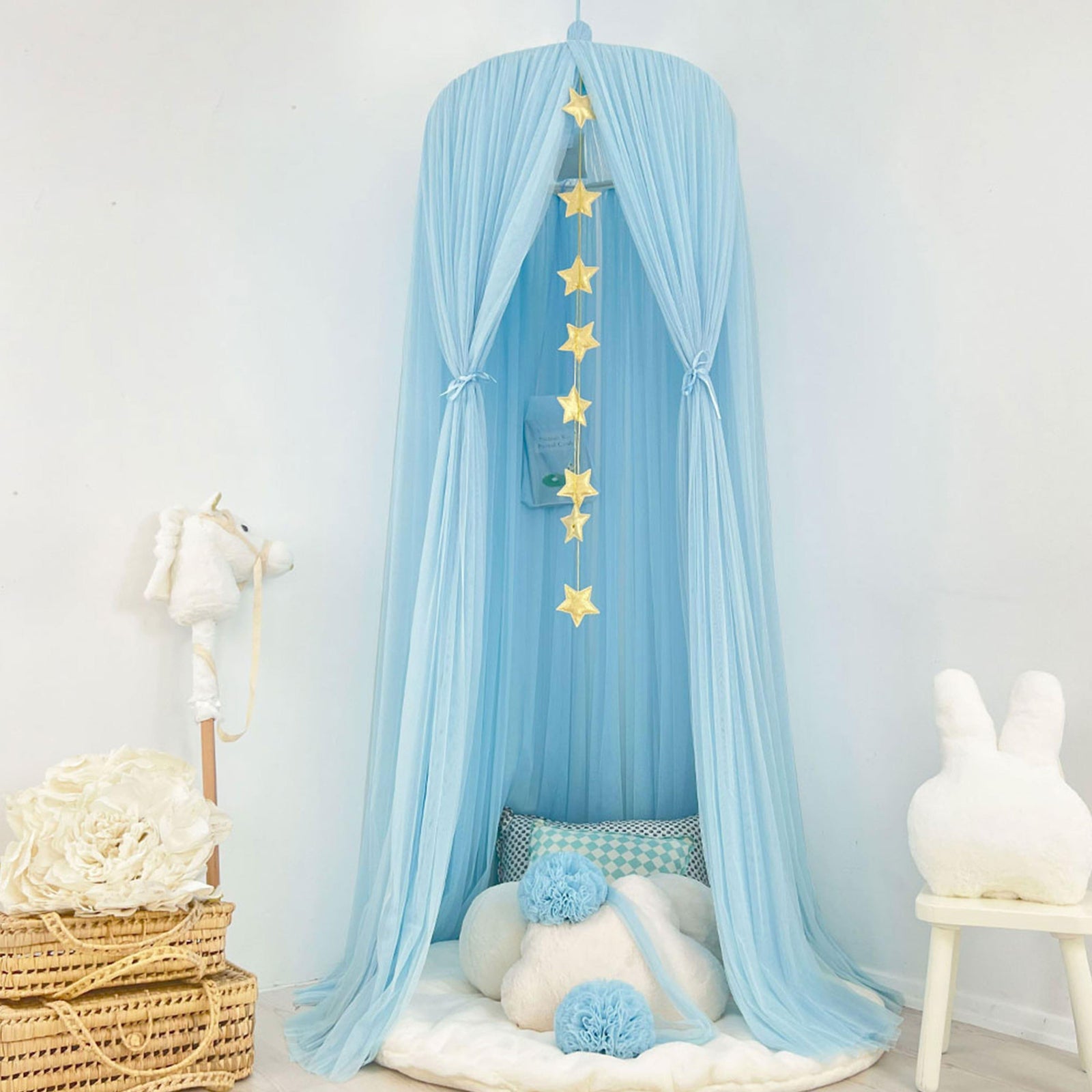 Tulle Canopy-Blue