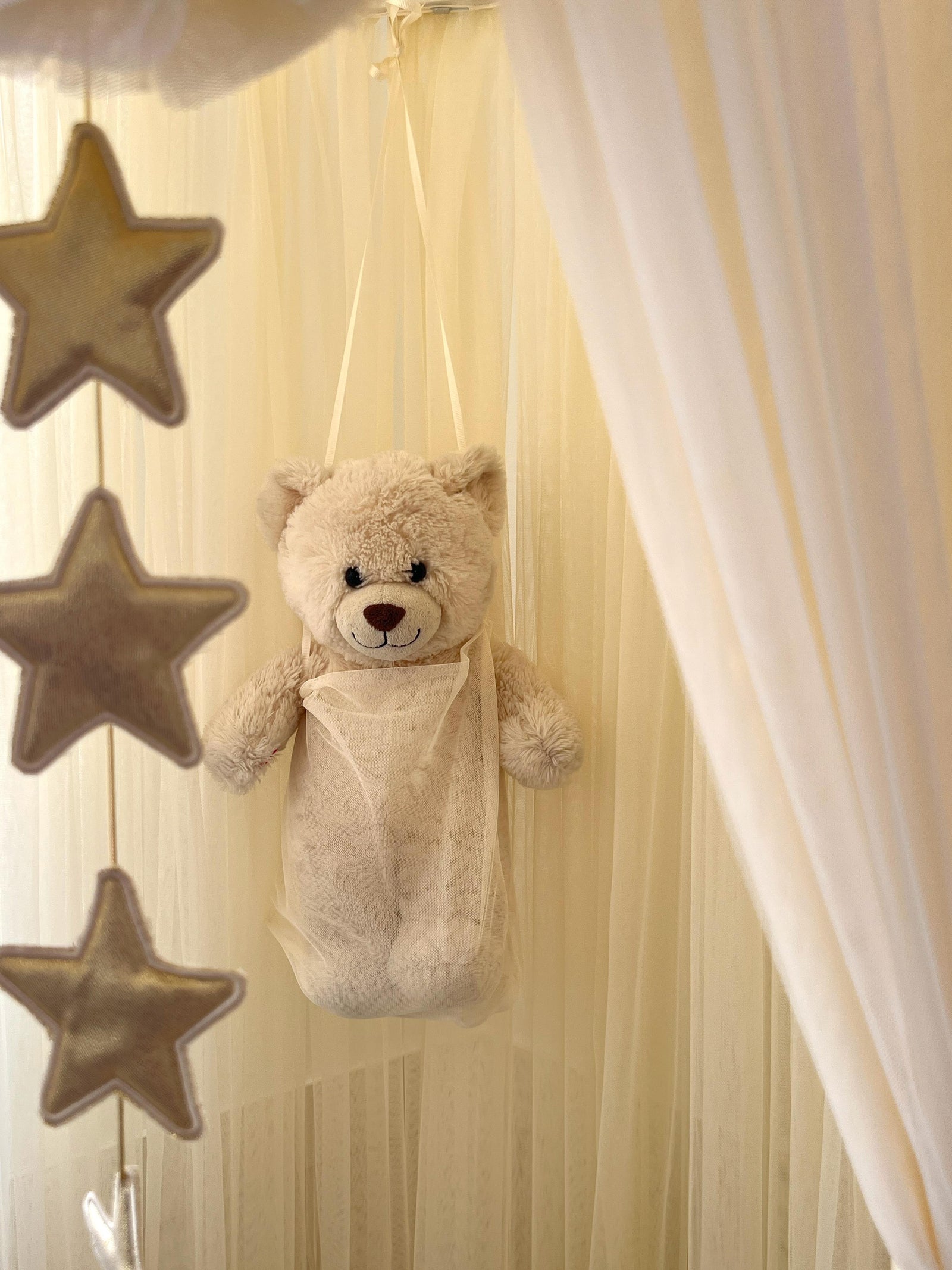 Tulle Canopy-Cream