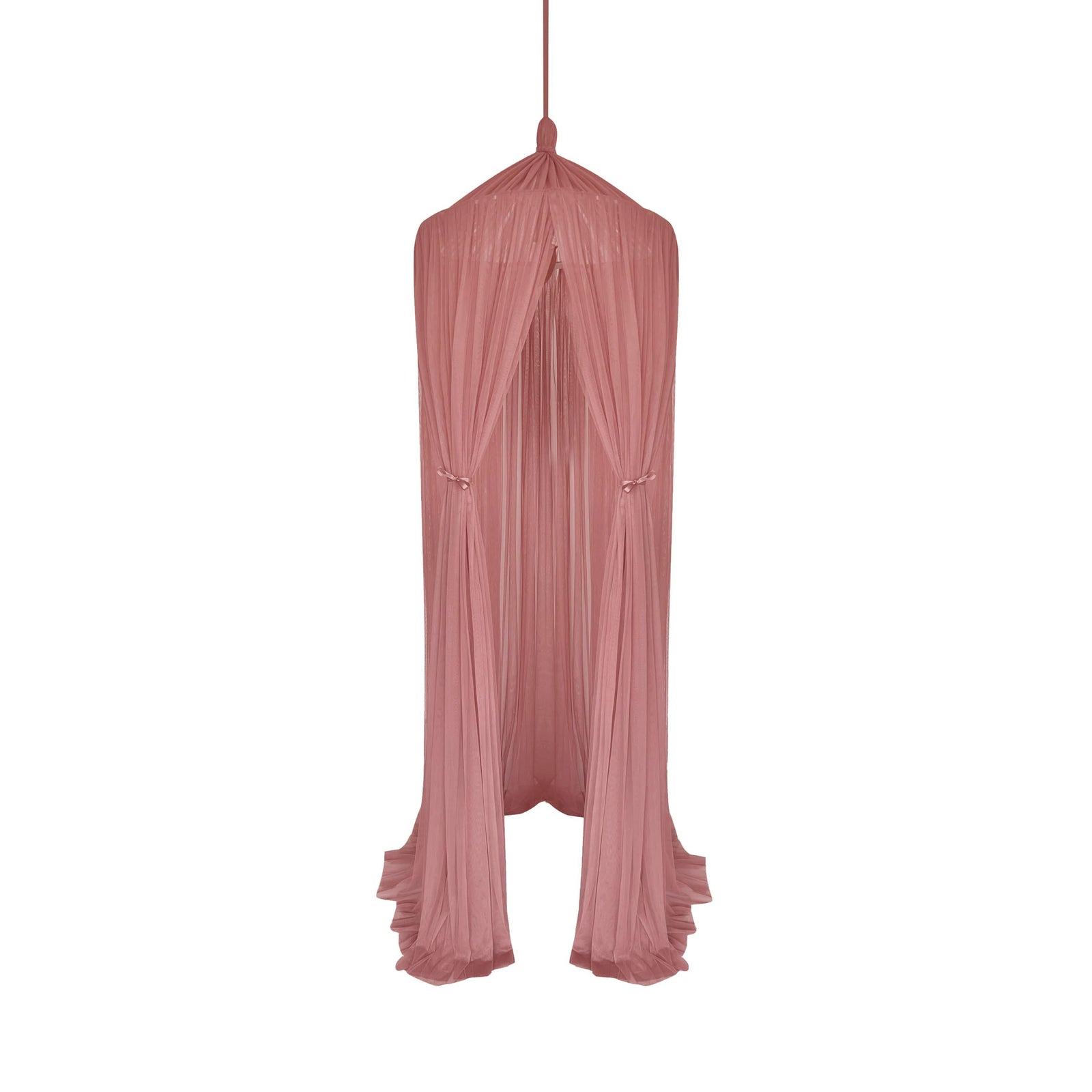 Tulle Canopy-Dusty Rose