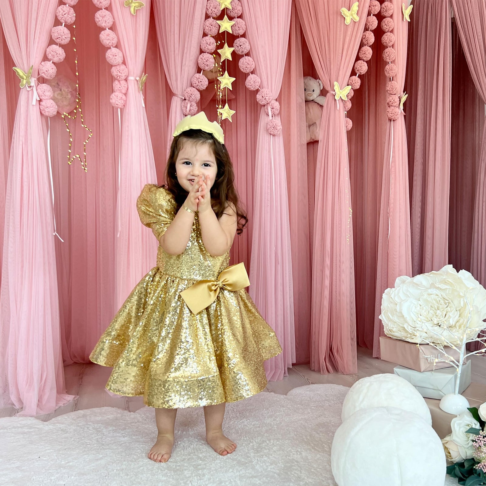 Tulle Canopy-Pink