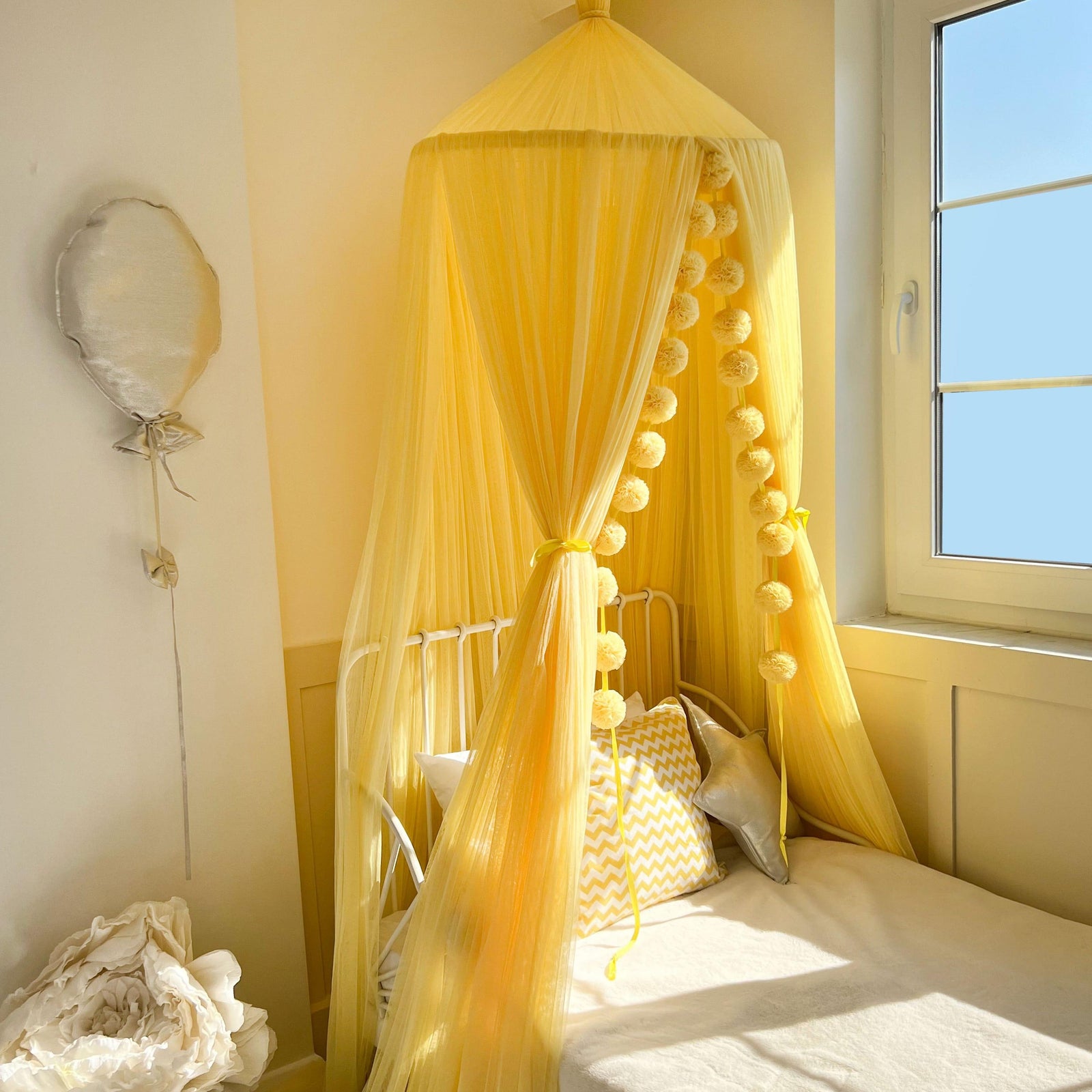 Tulle Canopy-Yellow