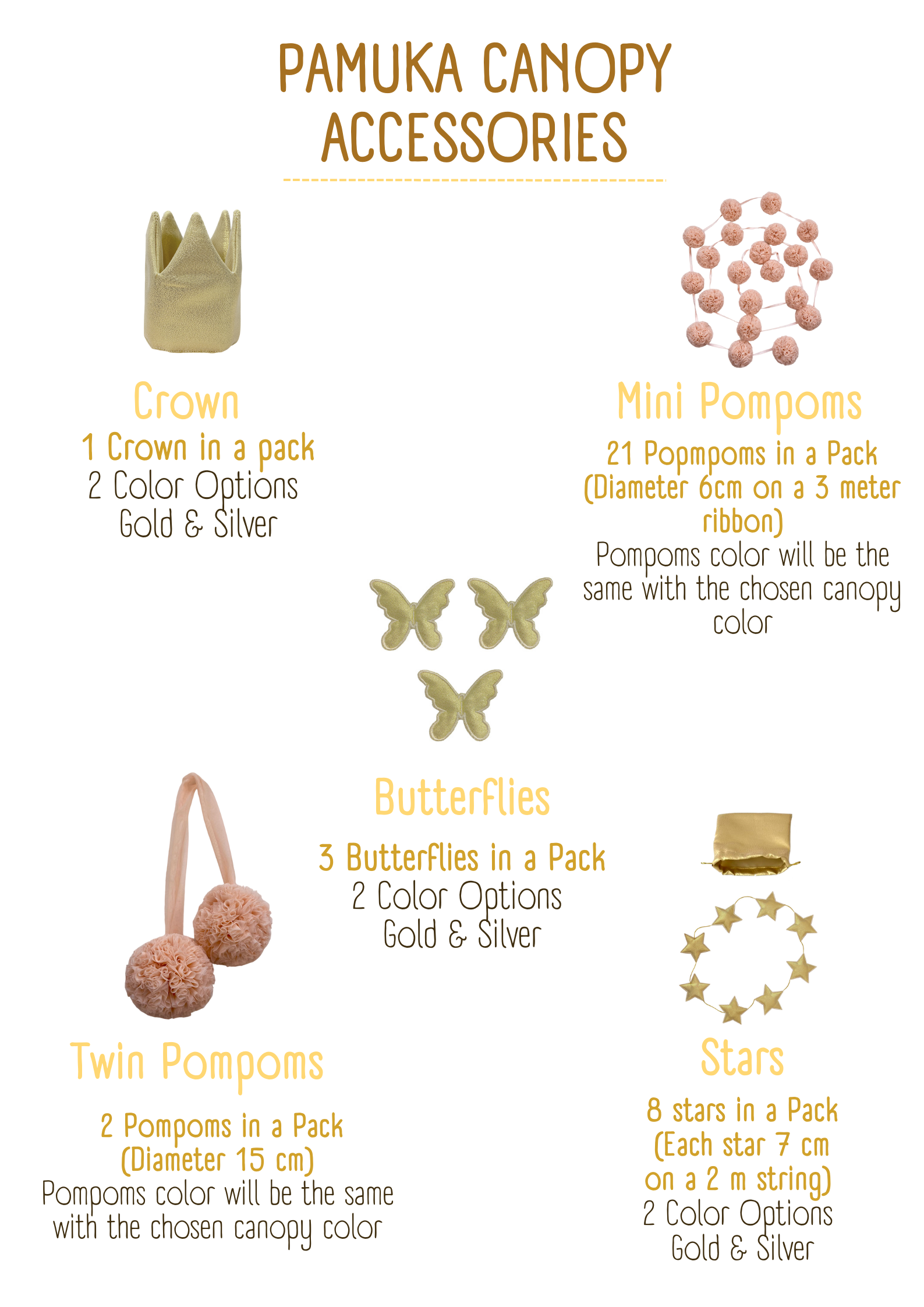 Tulle Canopy-Yellow