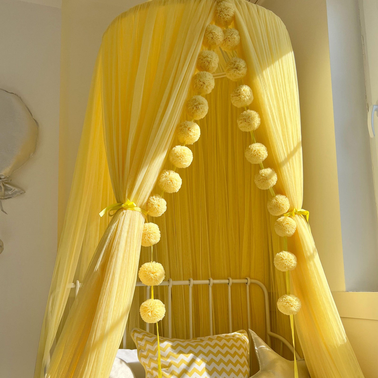Tulle Canopy-Yellow