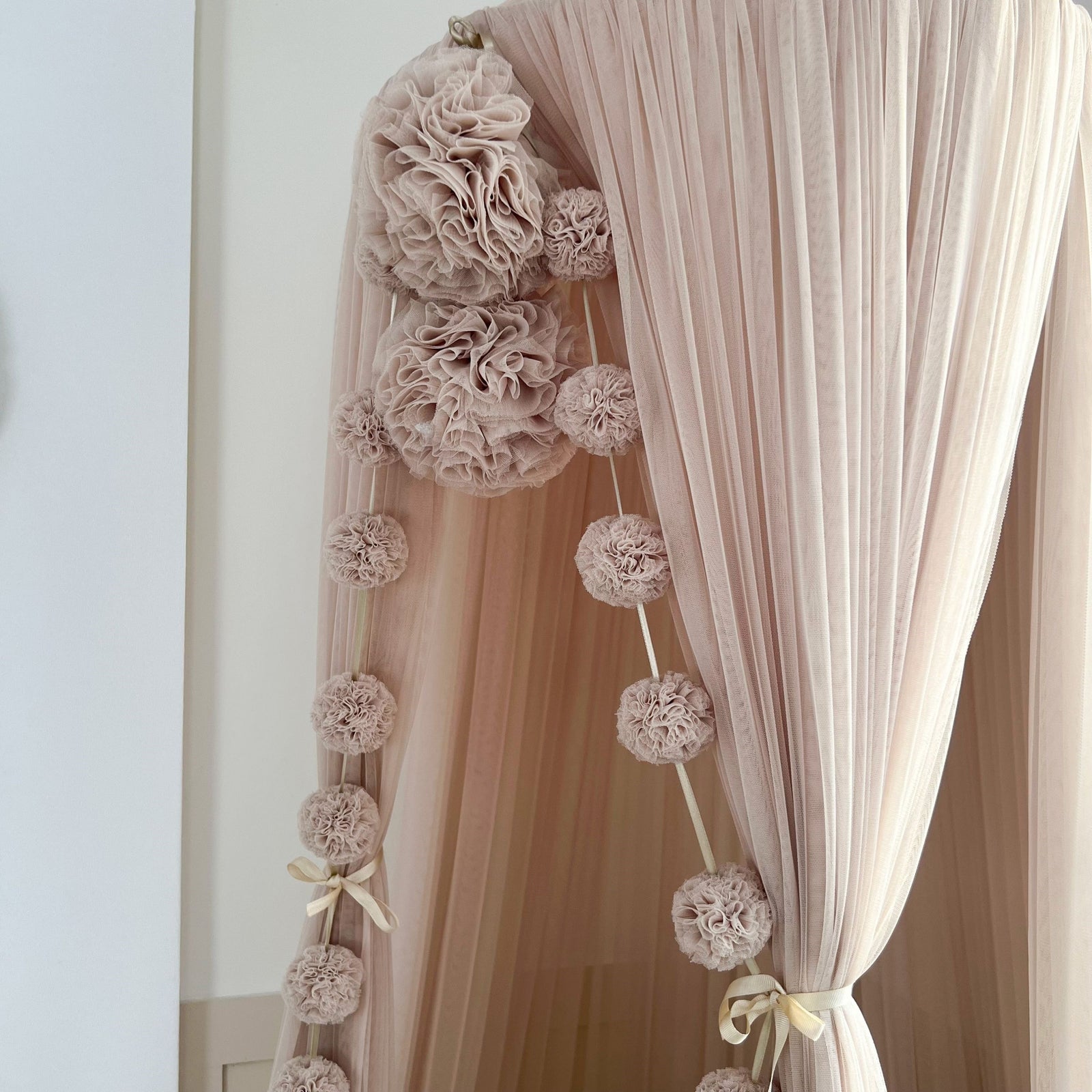 Tulle Canopy-PINKISH STONE